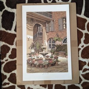 New Orleans Courtyard Painting